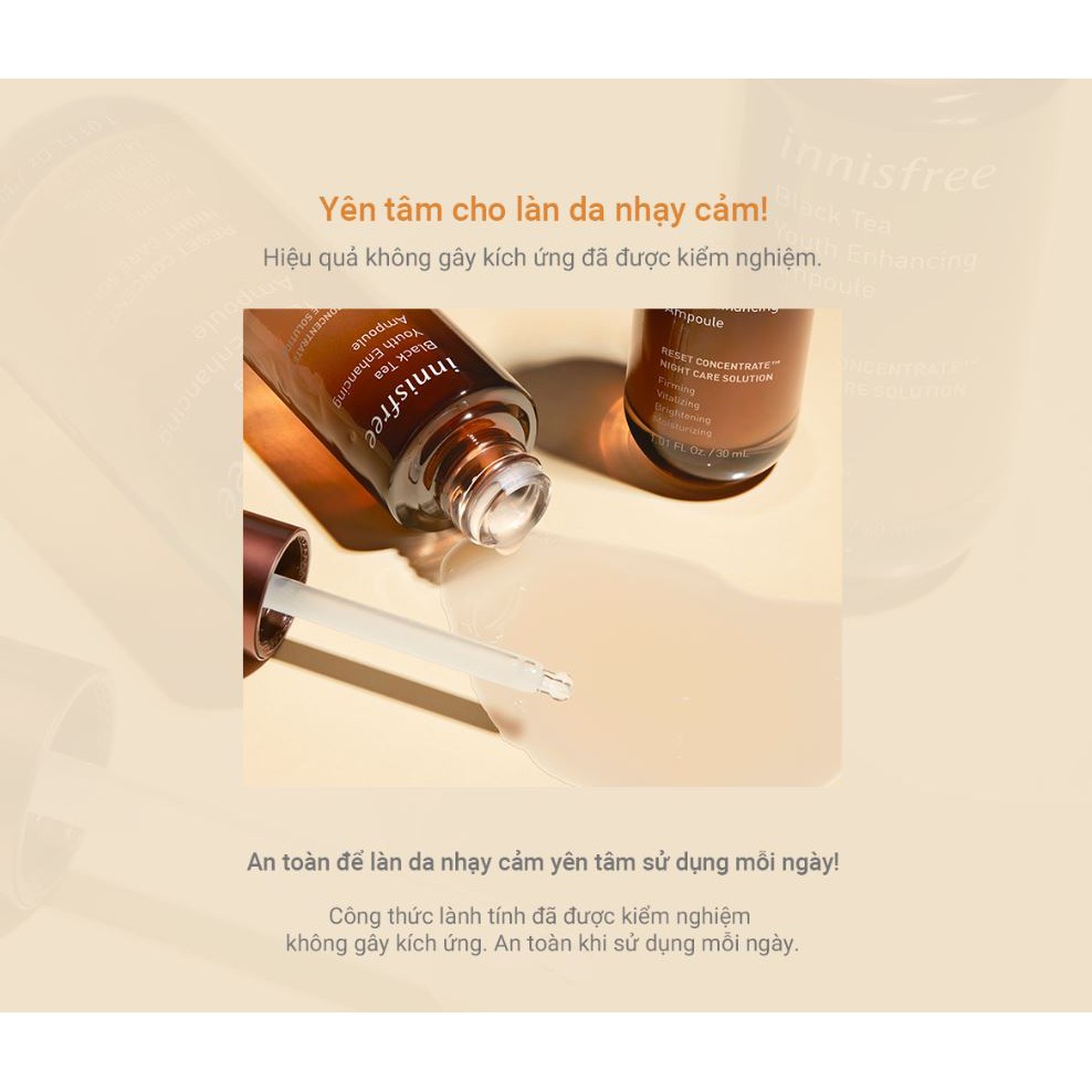 Tinh chất phục hồi da và chống lão hoá trà đen innisfree Black Tea Youth Enhancing Ampoule 30 mL | BigBuy360 - bigbuy360.vn
