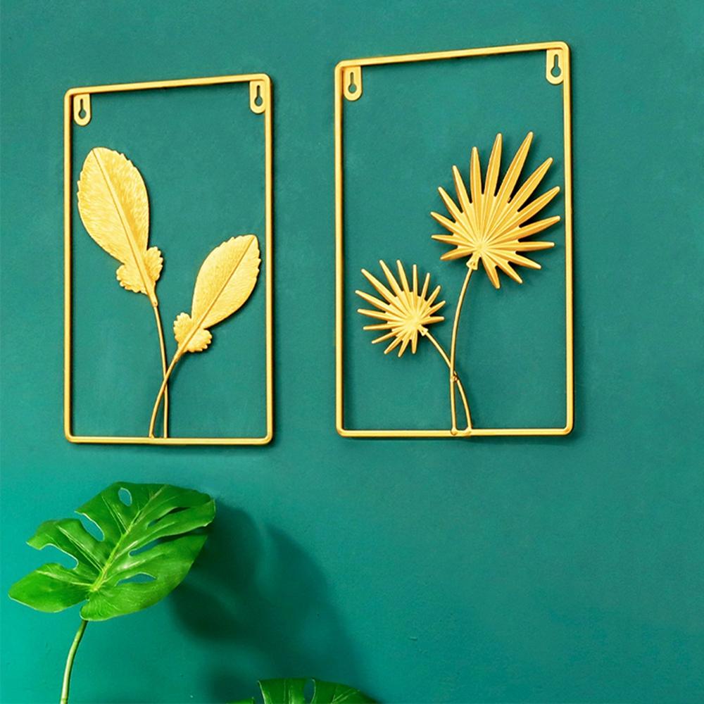 Lá Phong Treo Tường Trang Trí Bằng Kim Loại Phong Cách Bắc Âu