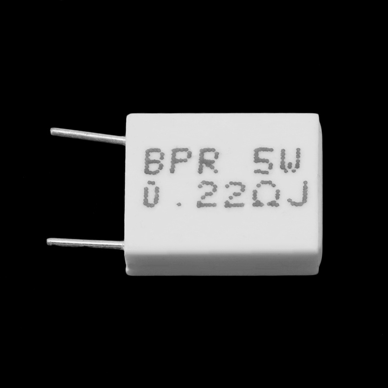 Set 10 Điện Trở Xi Măng 0.22R 5 Cho Điện Trở BPR56 0.22Ohm Không Cảm Ứng 0.22R