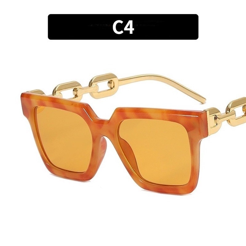 (KIQI-FASHION) COD Kính Mát Gọng Vuông Chống Tia Uv400 Thời Trang Dành Cho Nam Và Nữ