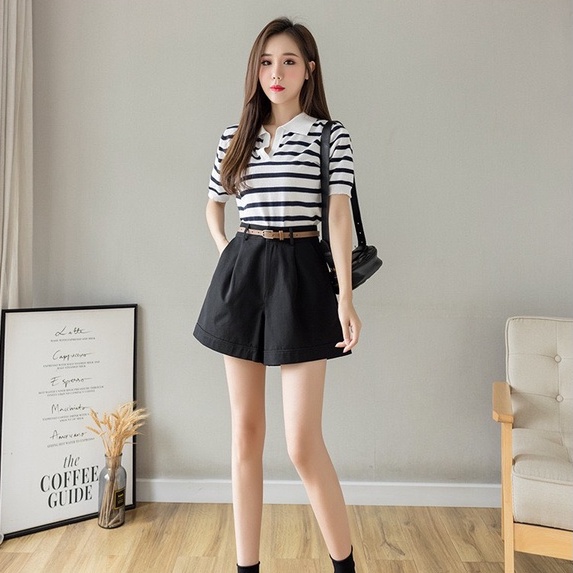 Quần short nữ cạp cao đùi nữ chất liệu vải tuyết mưa bigsize 40 - 75kg