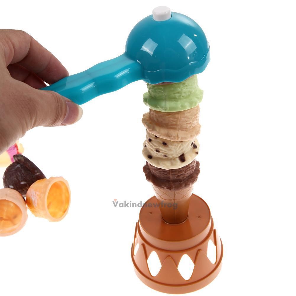 Set đồ chơi mô phỏng kem ốc quế dễ thương thông minh sáng tạo dành cho trẻ