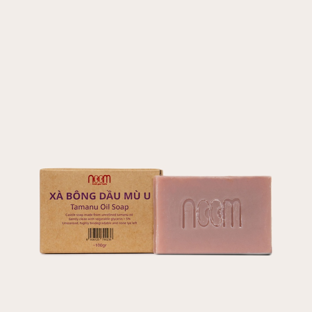 Xà Bông Dầu Mù U chuẩn Organic chính hãng Noom loại 100g