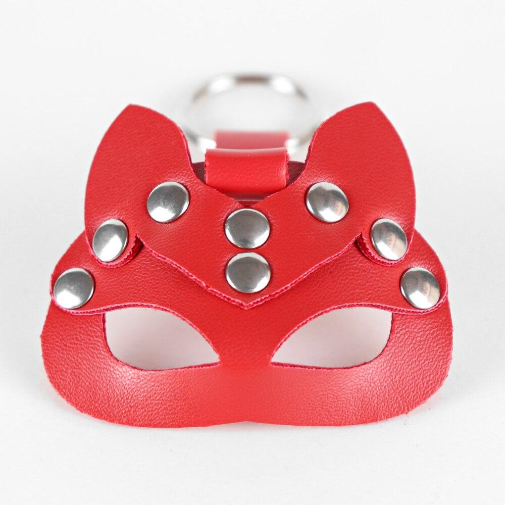 Móc Khóa Da Mặt Hình anime 2021 Màu Đỏ Đen Thời Trang Cho Nam Và Nữ