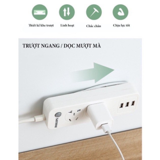 Tấm dán tường cố định ổ cắm điện, cục phát wifi...nhỏ xinh