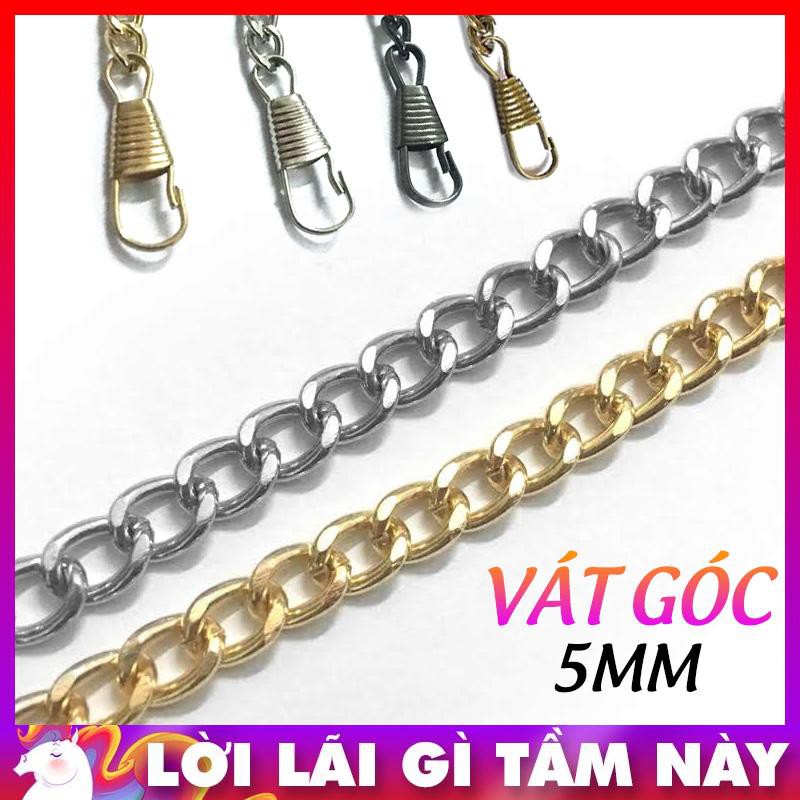 DÂY XÍCH CHO TÚI XÁCH LOẠI NHỎ VÁT GÓC 5MM 776