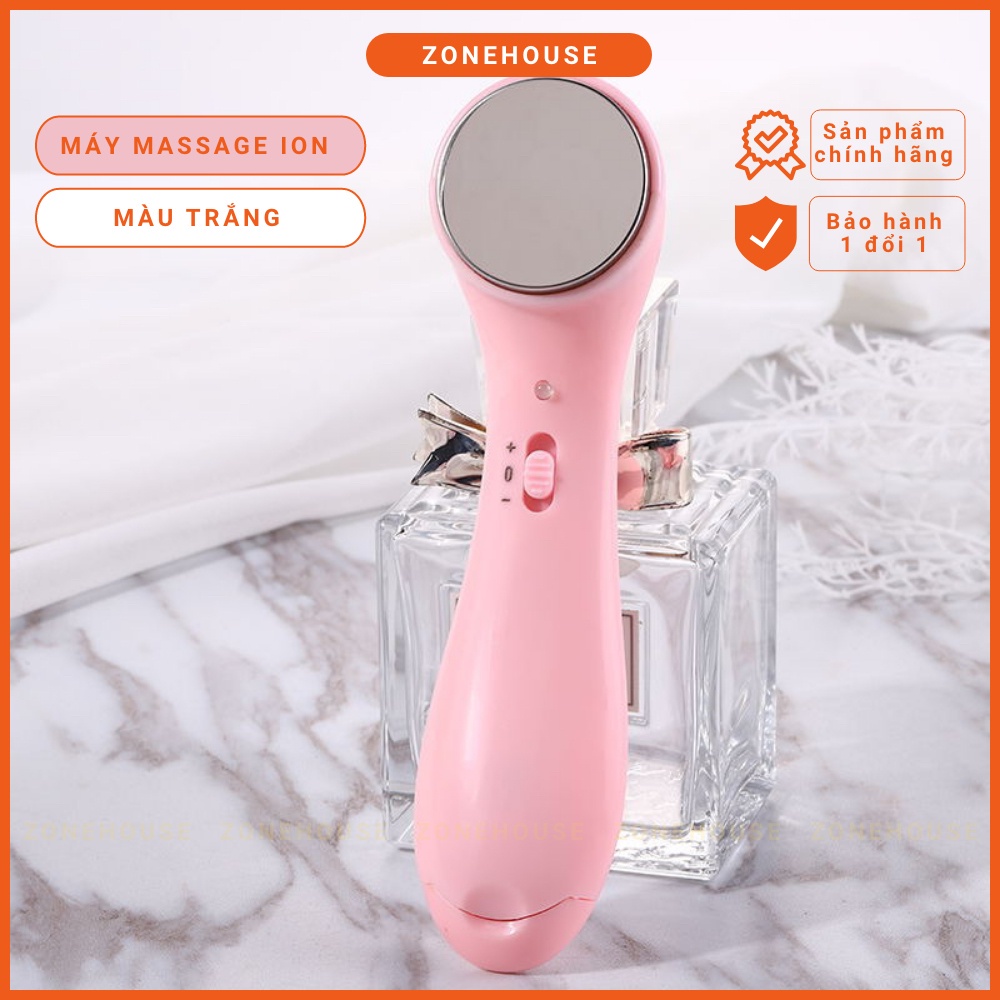 [LOẠI 1] Máy Massage Ion Mini Cầm Tay ZONEHOUSE săn chắc trẻ hóa da, nâng cơ mặt, chống nhăn, tăng độ đàn hồi da