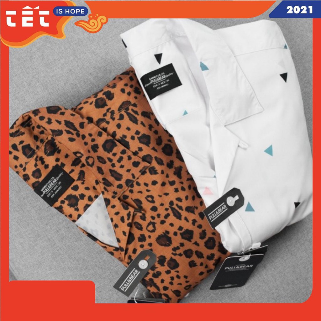 Áo sơmi pijama in hoạ tiết ASMCT02