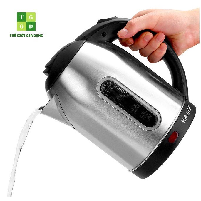 Ấm siêu tốc inox 304 dung tích 1.7L công suất 2500W an toàn sức khỏe