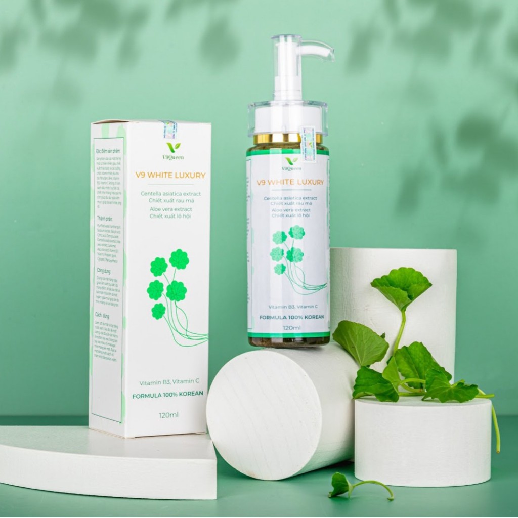 Sữa Rửa Mặt Tạo Bọt Rau Má, giảm Mụn, Mờ Thâm Nám, Tàn Nhang - Mỹ Phẩm Bà Bầu V9Queen | BigBuy360 - bigbuy360.vn