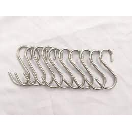COMBO 10 MÓC INOX CHỮ S ĐA NĂNG TIỆN DỤNG