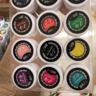 Set gel vẽ 12 màu