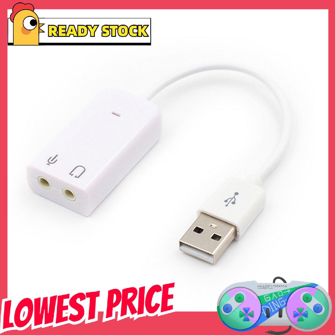 Card Âm Thanh Usb 7.1 Kênh Cho Laptop | BigBuy360 - bigbuy360.vn