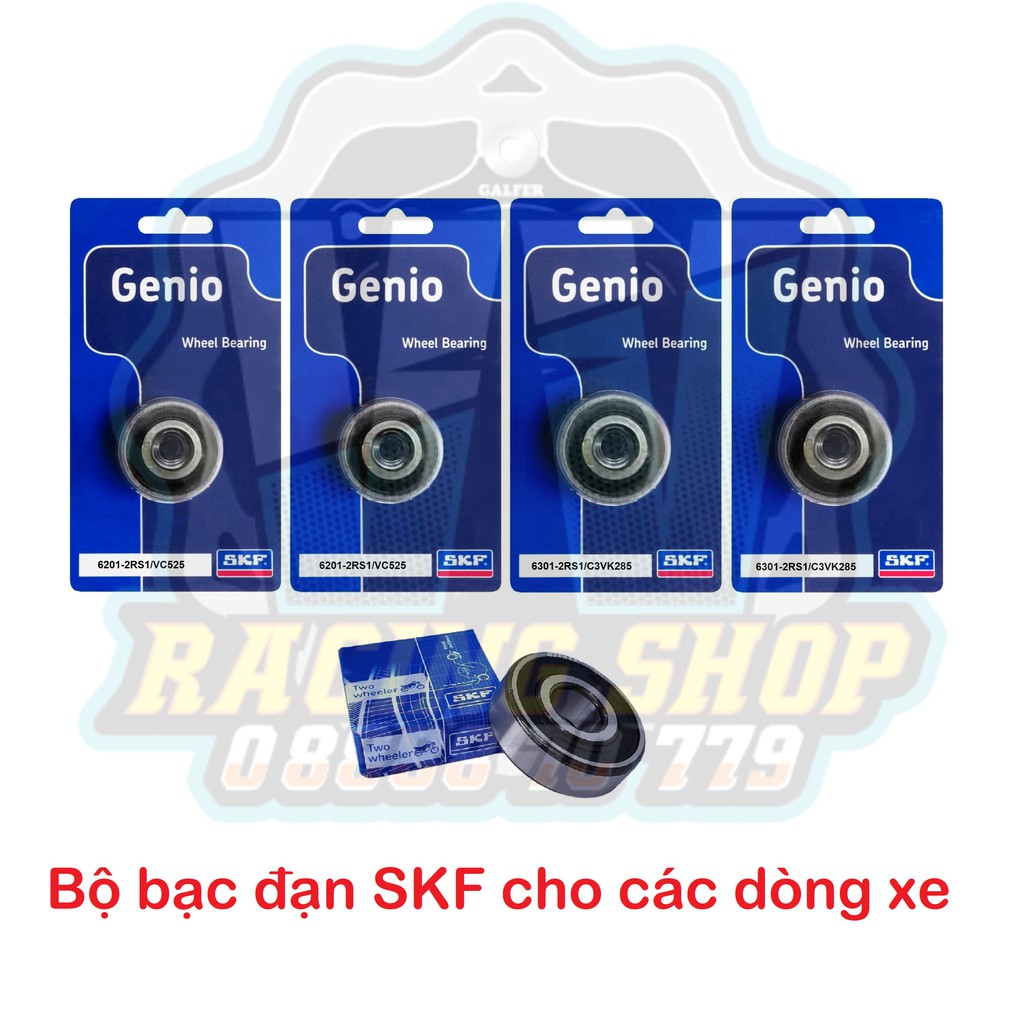 Bộ Bạc Đạn SKF Mâm Winner - Winner X - GTR - Sonic - Satria Fi - Raider Fi - Raider Xăng Cơ (6201, 6301, 6004, 6203)