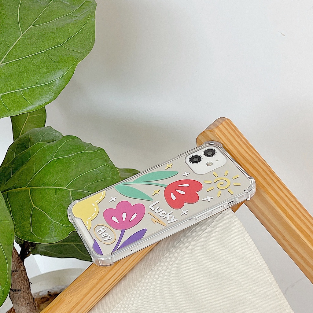 Ốp lưng iphone Ốp Điện Thoại TPU silicone Mặt Gương Thời Trang Cho iPhone 11 pro max X Xr Xs max 7 8 Plus 13 12 pro max Dinuo case