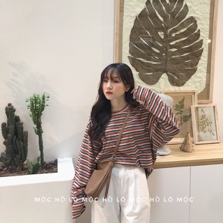 Áo pull kẻ oring
