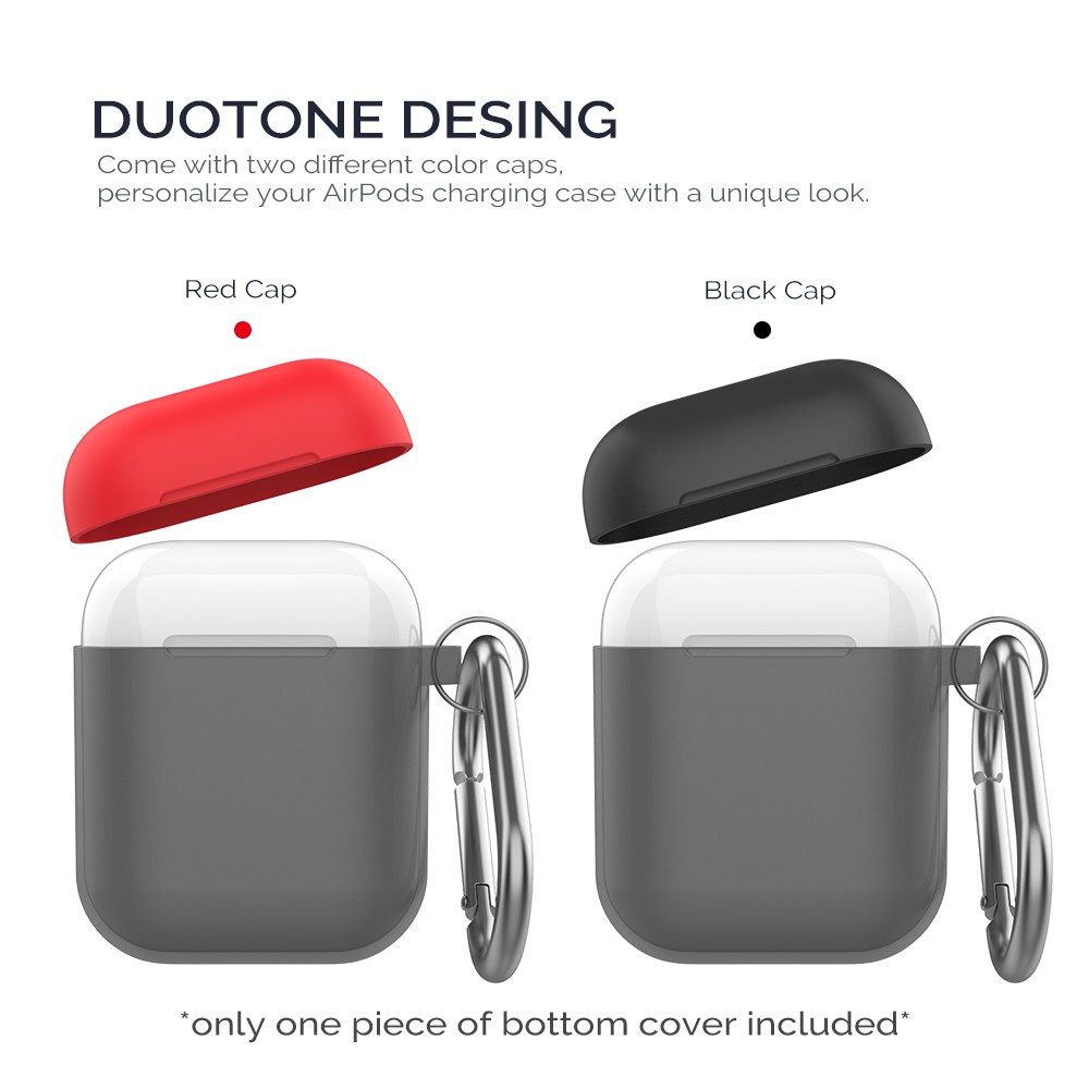 Ốp Airpods 1 2 Silicone Cao Cấp Đầu 2 Màu Chính Hãng Aha Style Amazon