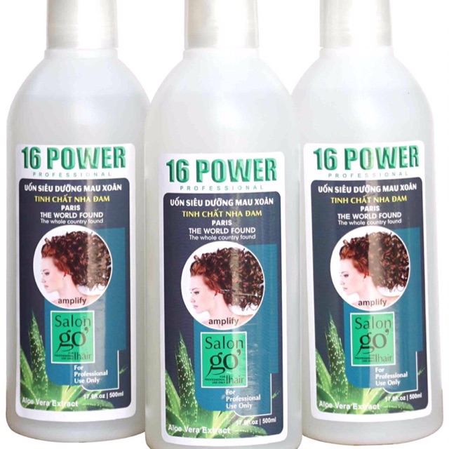 Thuốc uốn lạnh nha đam 16 Power