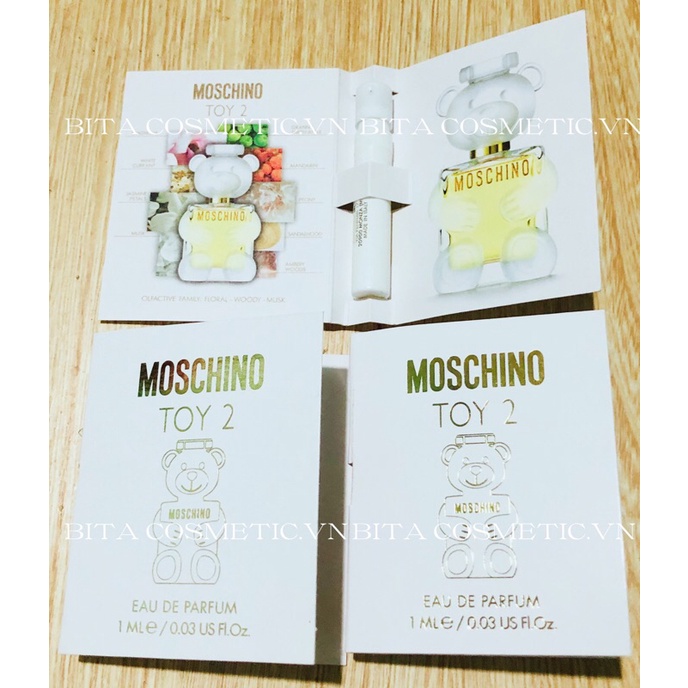 Vial Nước hoa Moschino Toy 2 Eau De Parfum 1ml