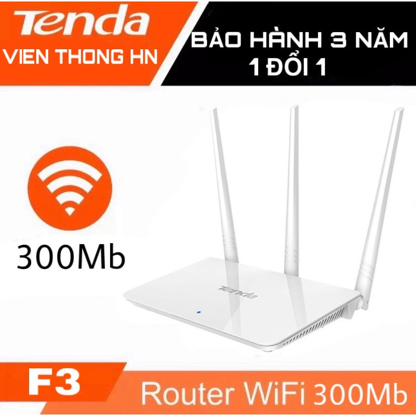 Bộ phát sóng Wifi Tenda F3 - model wifi Tenda F3 NEW