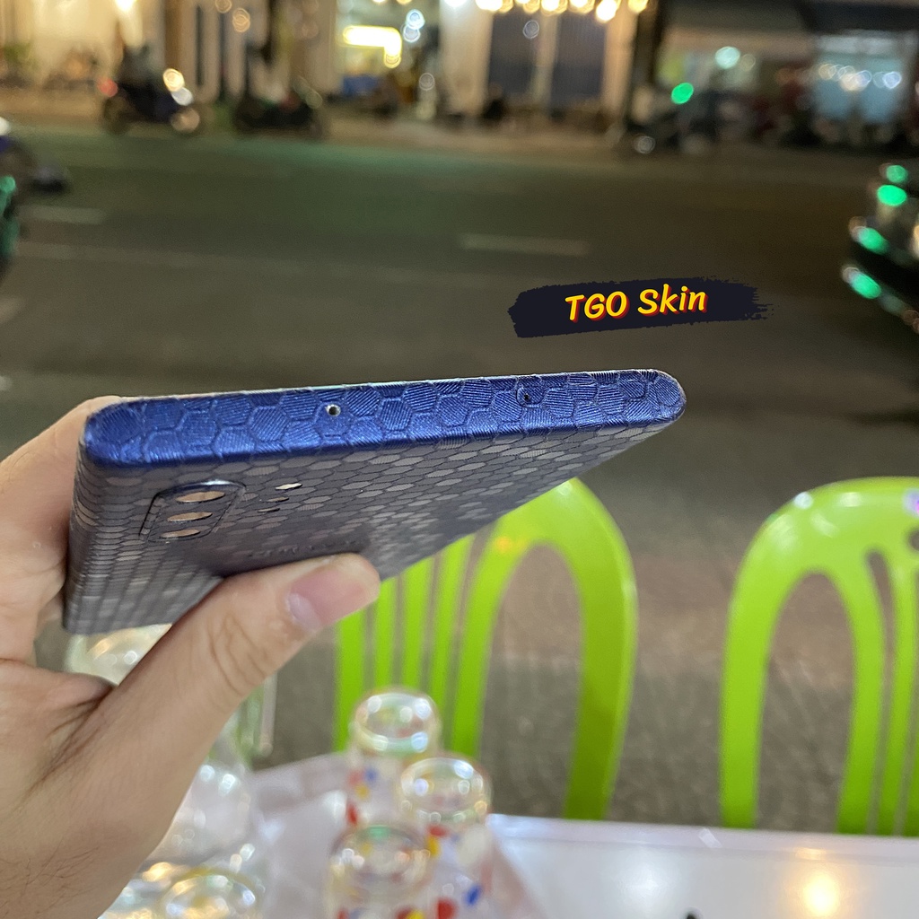 Miếng dán skin Honeycomb Samsung Note 8 / Note 9 / Note 10 / Note 10 Plus / Note 20 / Note 20 Ultra