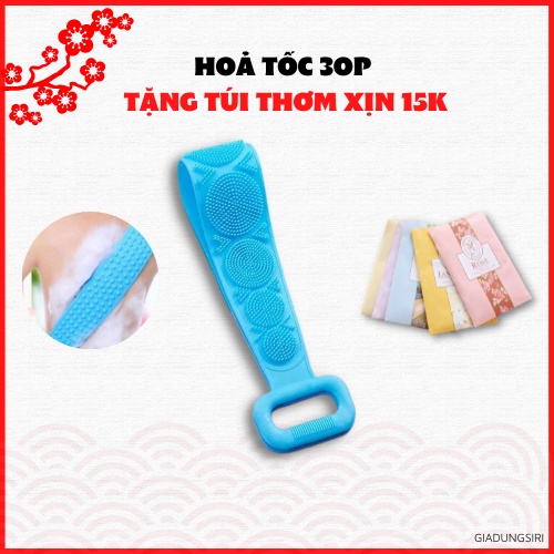 DEAL SỐCDây Chà Lưng Cọ Lưng Silicon Hàn Quốc Siêu Dẻo Siêu Mịn Giúp Tẩy Tế Bào Chết Body An Toàn Không Độc Hại