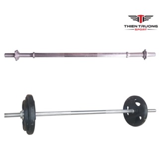 Bộ 1 đòn 1m5 +30kg tạ  (2-10kg, 2-5kg)