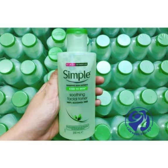 Nước Hoa Hồng Simple 200ml, Toner Simple cân bằng ẩm cho da - Ads.cosmetics