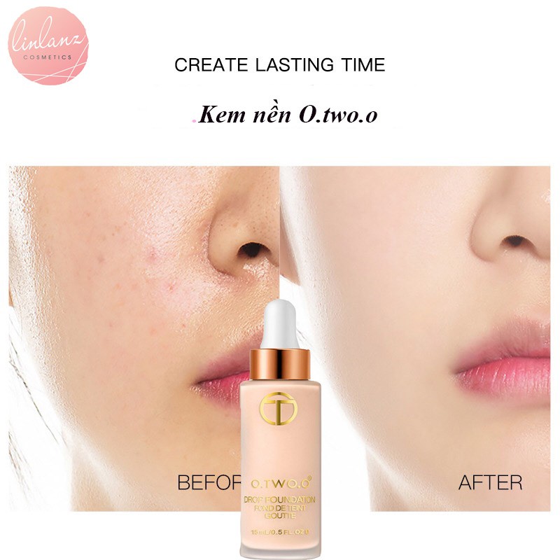 kEM NỀN O2O ,O.Two.O Drop Foundation Fond De Teint Goutte