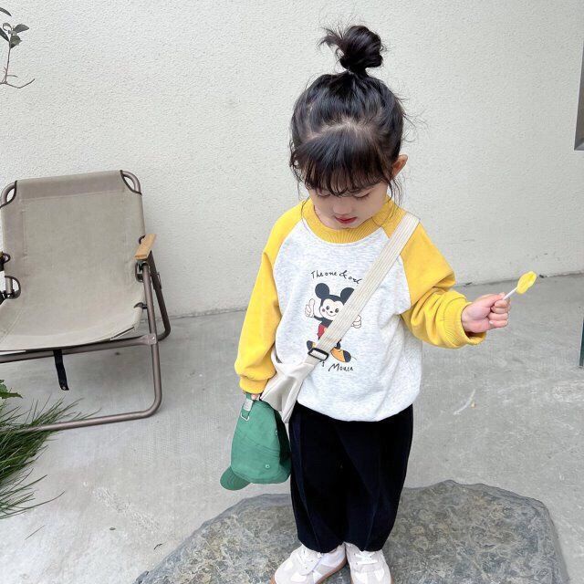 [Babycat] Hàng Có Sẵn Áo Sweater Phong Cách Nhật Bản Nhật Bản Mới Thời Trang Xuân Thu Cho Bé Gái