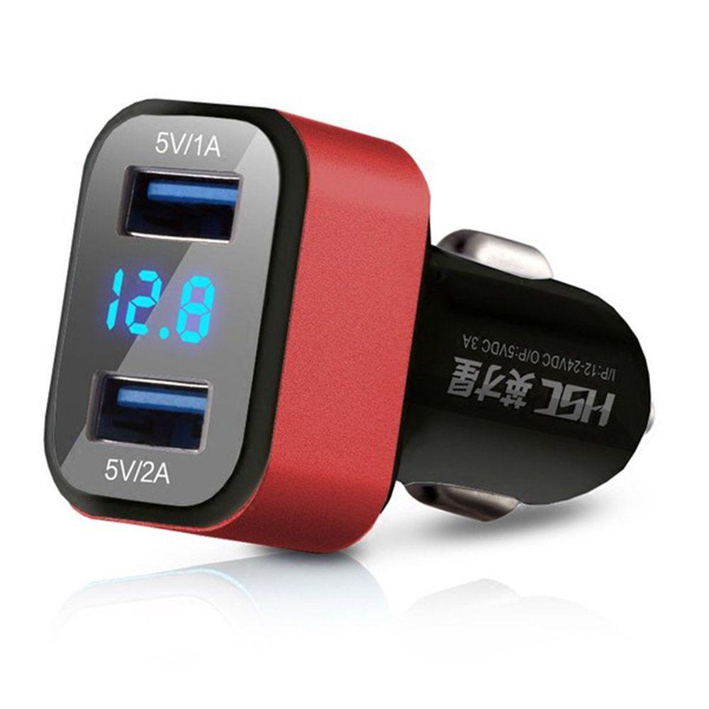 Tẩu Sạc Điện Thoại Hai Cổng USB 5V / 2A Cho Xe Hơi