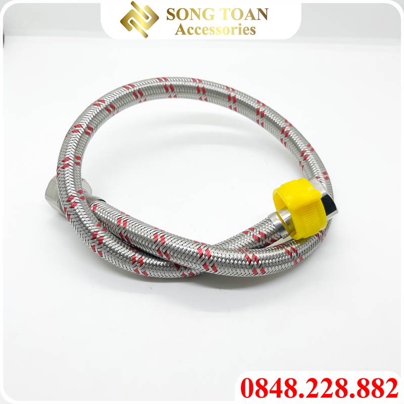 Dây Cấp & Dẫn Nước - Phù Hợp Nguồn Nước Nóng & Lạnh - Chất Liệu Inox 304 Có Bước Ren 21 Thông Dụng Các Thiết Bị VN