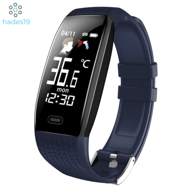 T5 Smart Bracelet Real-time Temperature Monitoring Heart Rate Blood Pressure Measure Ip67 Waterproof Smart Watch