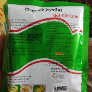 Combo 2 Bột cốt dừa (50g/gói)