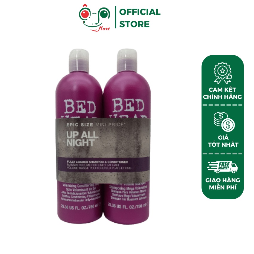 Bộ dầu gội xả tăng phồng TIGI giúp mái tóc bồng bềnh, dầy và óng ả