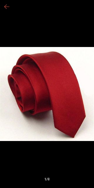 Cà vạt nam Hàn Quốc- cà vạt bản nhỏ- cà vạt đỏ chú rể- cà vạt đỏ đồng phục
