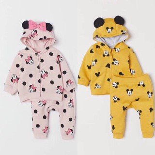 Bộ nỉ quần áo Mickey cho bé gái sz 1-6 tuổi_TA108