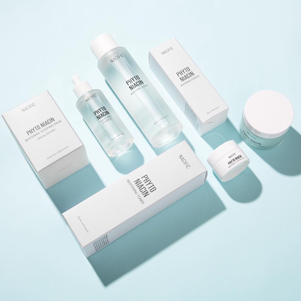 Nước cân bằng Niacinamide dưỡng ẩm, dưỡng trắng da xỉn màu, mờ đốm nâu Nacific Phyto Niacin Whitening Toner 150ml