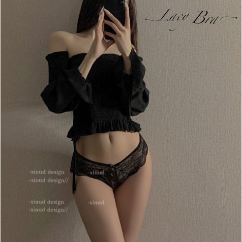 Quần Lót Ren Nữ Thiết Kế Dây Đan Chéo Siêu Sexy - Lacy Bra - QL41 | BigBuy360 - bigbuy360.vn