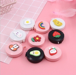 Thước dây cuộn dáng tròn hoạt hình Hàn Quốc, thước dây may đo hình khủng long, kì lân