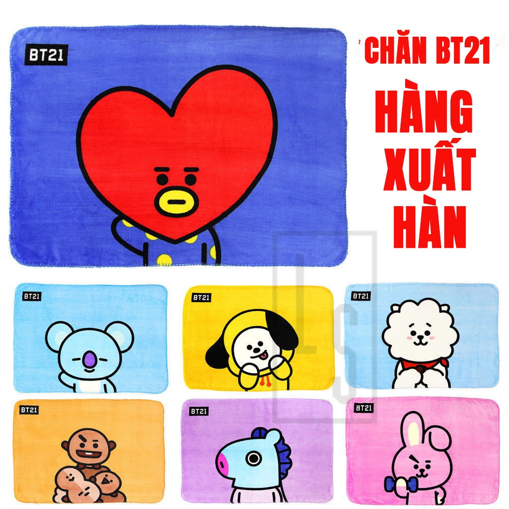 Chăn BT21 BTS cao cấp - ẢNH THẬT