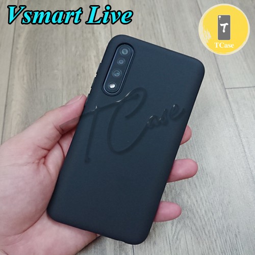 Ốp lưng Vsmart Live màu đen Ốp cải tiến chất lượng