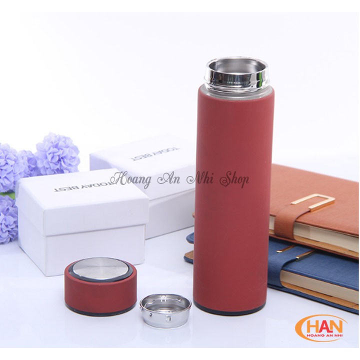 Bình giữ nhiệt nóng lạnh 500ml chất liệu inox 304 cao cấp - Bình nước thể thao nhiều màu