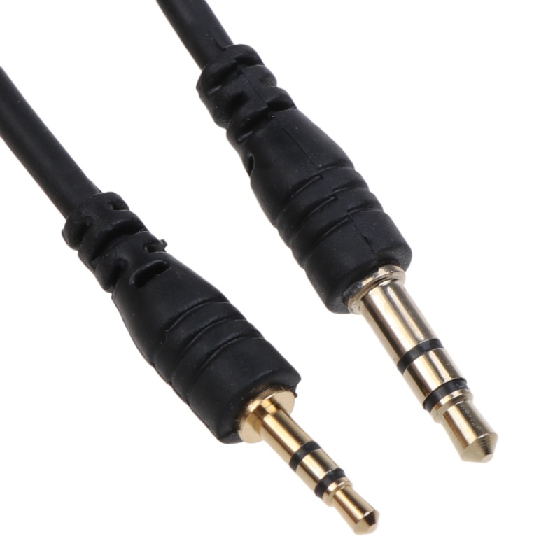 Dây Cáp Nối Tai Nghe Xe Hơi Mạ Vàng Đen 3.5mm Male Sang 2.5mm Male Cho Điện Thoại Thông Minh / Máy Tính Bảng
