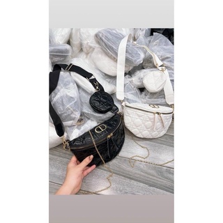 [Mã FATPBAU2 giảm 40K đơn 150K] Túi bao tử D/ set đôi đeo chéo