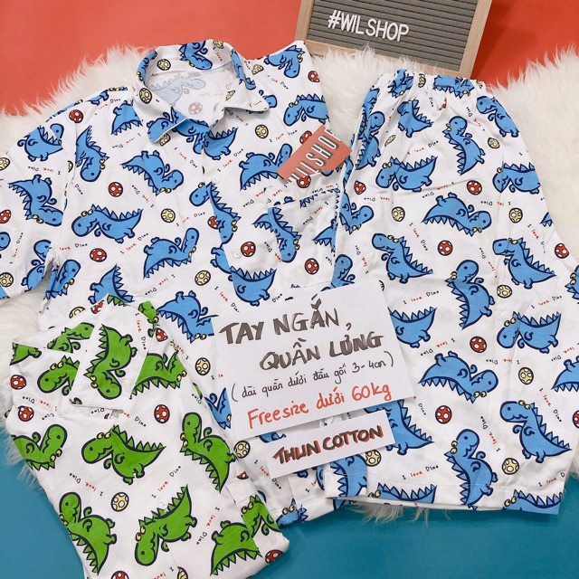 (Dưới 60kg: T.NGẮN - Q.LỬNG) ĐỒ NGỦ PIJAMA THAILAND CAO CẤP 60NL | BigBuy360 - bigbuy360.vn