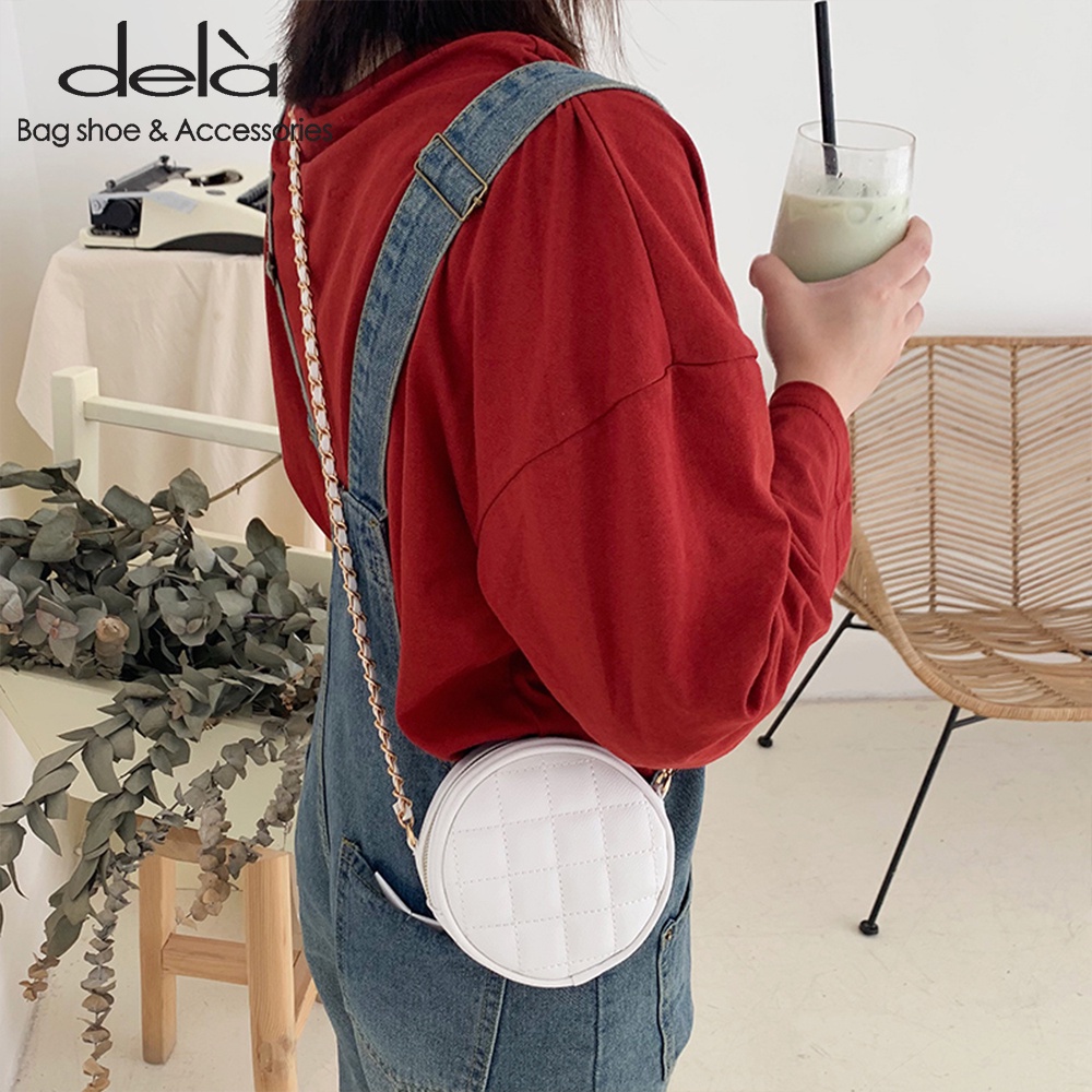 Dela Túi Đeo Chéo Hình Thoi mini Dễ Thương Thời Trang Xuân Hè Phong Cách Hàn Quốc Cho Nữ