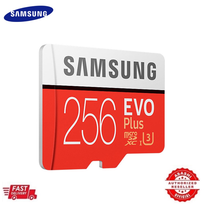 Thẻ Nhớ Samsung tp 100 MB / S 64GB 128GB Class 10 Microsd U3 TF UHS-I 256GB EVO PLUS Và Phụ Kiện