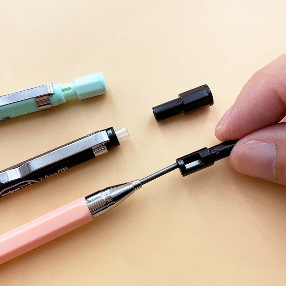 ELEGANT Bút Chì Bấm 2B Ngòi 2.0mm Có Thể Thay Thế Cho Học Sinh