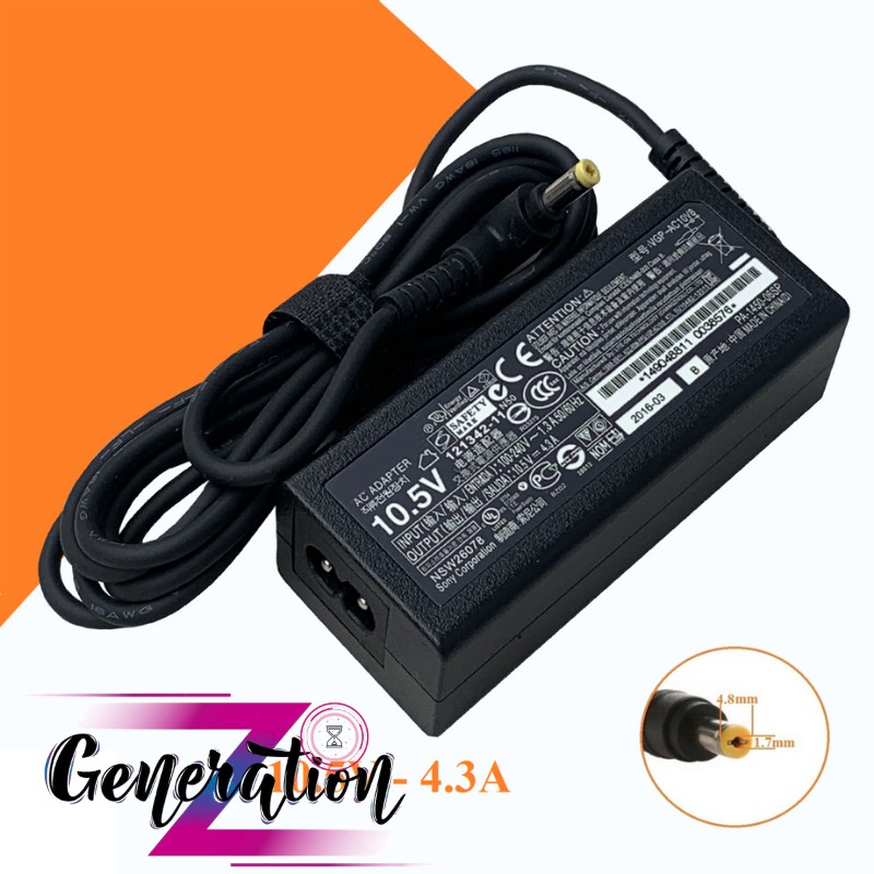 BỘ SẠC LAPTOP SONY 10.5V - 4.3A - ADAPTER SONY 10.5V - 4.3A